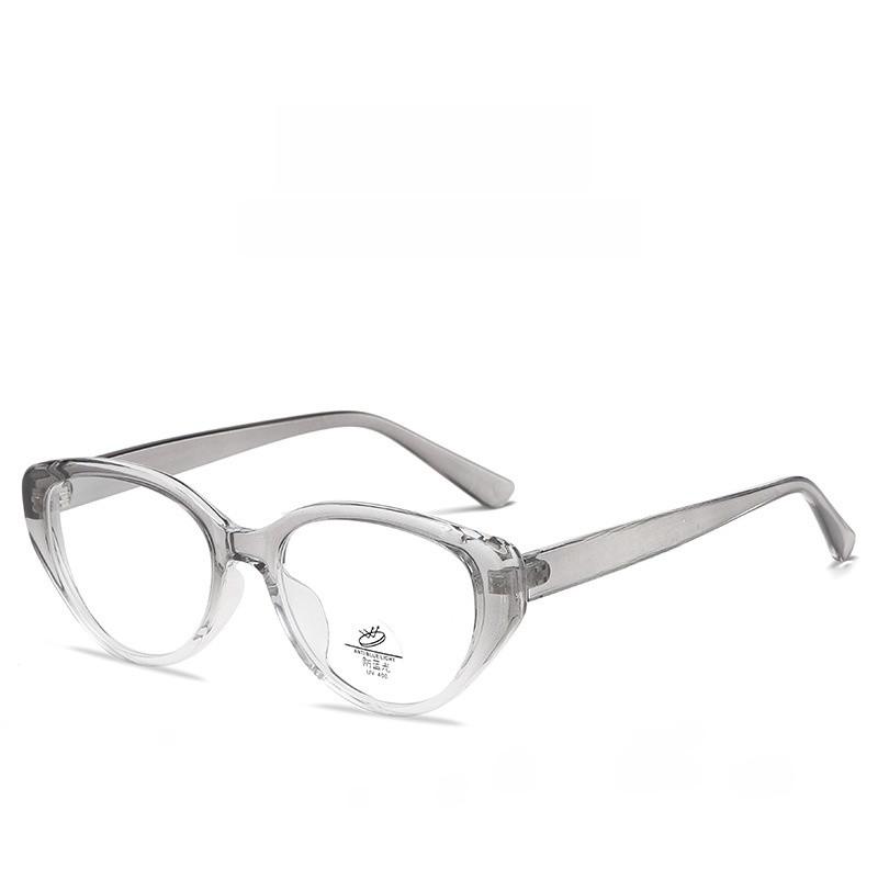 Retro Cat Eye Black Frame Glasses With Blue Light Blocking For Women And Girls