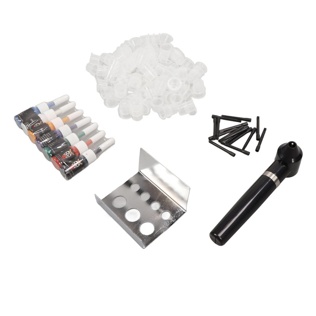 Tattoo Ink Mixer Kit Battery Powered Lightweight Portable Tattoo Pigment Mixer Machine with 7