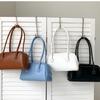 Splashproof Handbag Travel Bags for Women Solid Color Soft Leather Bag