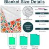 KonoSuba Gods Blessing On This Wonderful World Cartoon Megumin Soft Flannel Throw Blanket for Sofa Living Room  Warm  Cozy