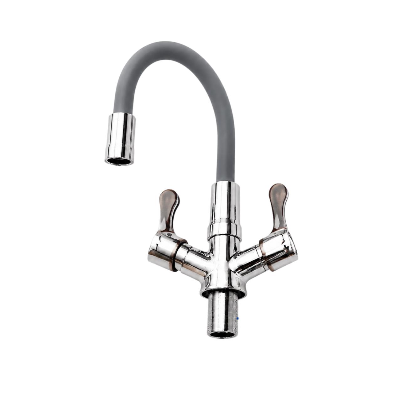 Dual Handle Deck Mounted Kitchen Faucet