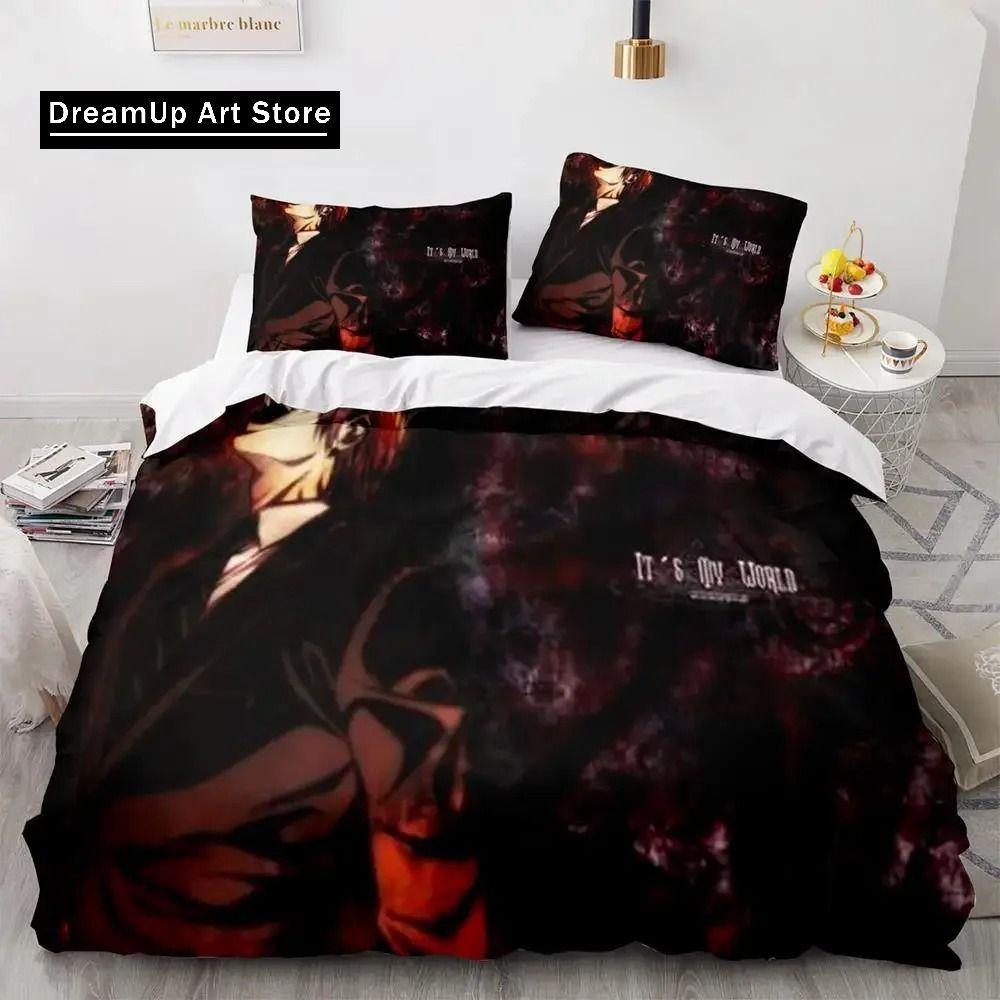 3D Print Anime Death Note Bedding Set Single Twin Full Queen King Size Bed Set Adult Kids Bedroom Duvet Cover Sets Home Textiles