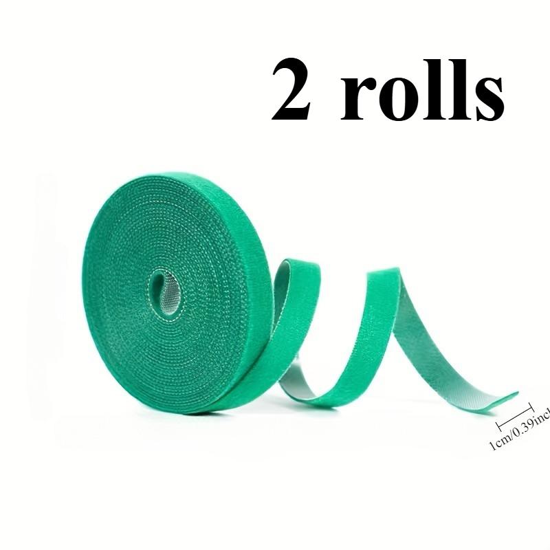 1/2/3 Rolls 2-MeterAdjustable Reusable Garden Plant Tie Tape, Thick Design, Strong Support, for Indoor/Outdoor Gardening