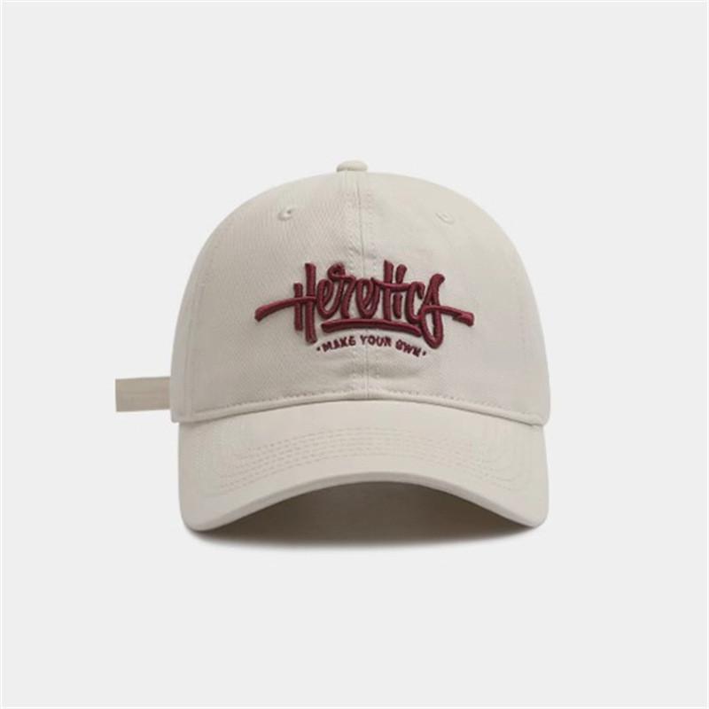 

Cotton Baseball Cap For Women With Wide Brim And Adjustable Fit For Sun Protection OffWhite