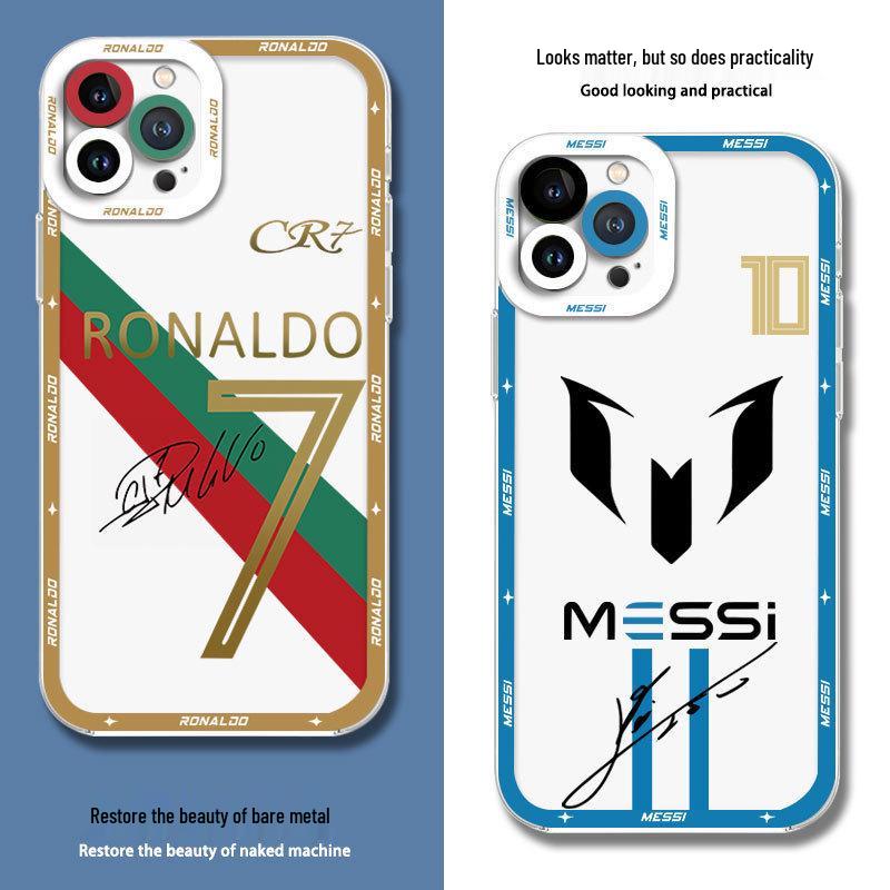 World Cup iPhone 17 Pro Messi Argentina Transparent Case
