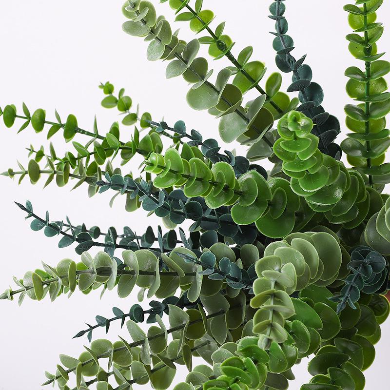 Eucalyptus Leaf Wedding Decoration - Simulation Green Plants, Single Leaf Ornaments, Wholesale Simulation Flowers.