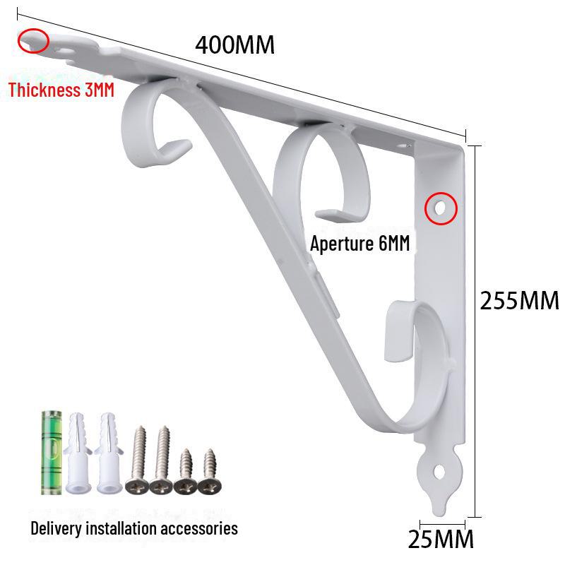 Thickened Iron Triangular Marble Countertop Support Bracket