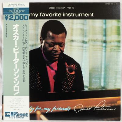 LP Record OSCAR PETERSON  My Favorite Instrument UPS2116P MPS 1979 Japan Obi Jazz Used