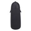 J-ouuo 300ml Portable Cute Penguin Glass Water Bottle Double-Layer Mug Travel Cup (Black)