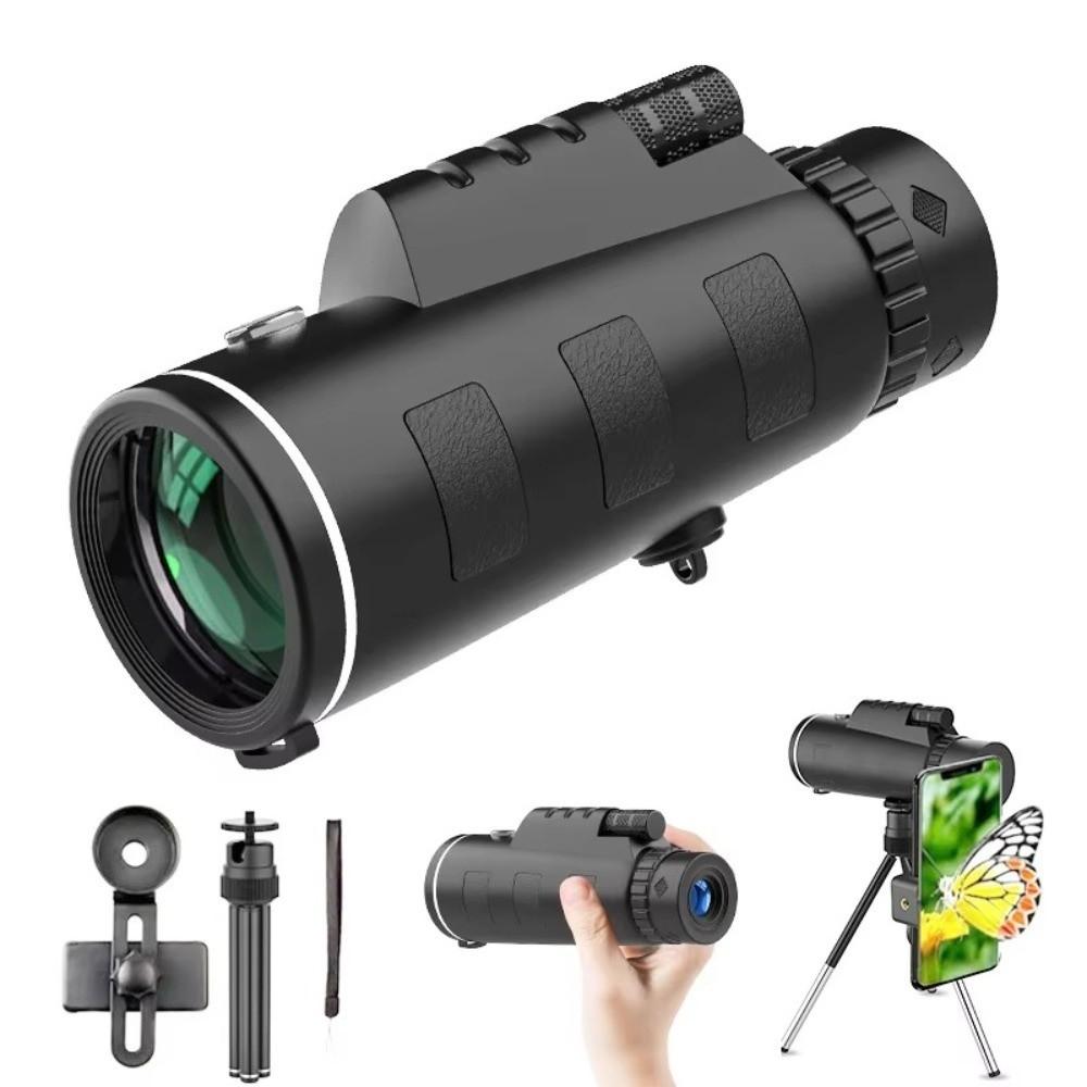 Smartphone Adapter Powerful Monocular Zoom HD Monocular Waterproof Telescope Monocular  Outdoor
