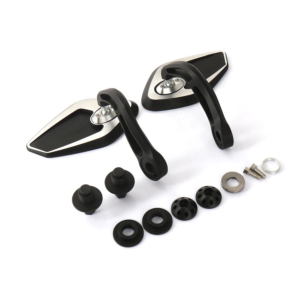 

Motorcycle Rear View Side Mirror HandleBar End Mirrors Kit For Honda XADV 750 XADV750 X-ADV 750 2025 2025 2025 2025 серебряный