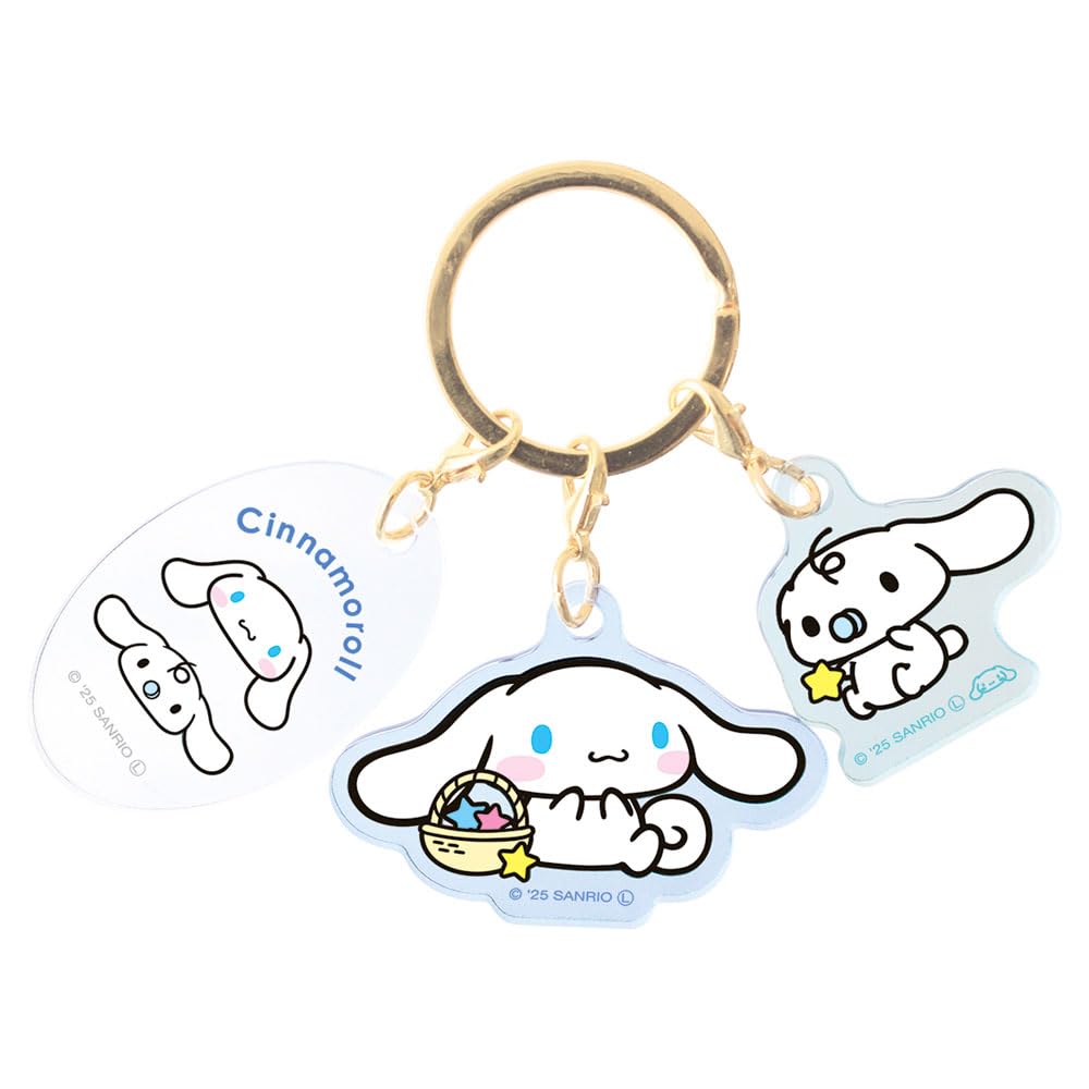 Sanrio 3 Charm Keychain Cinnamoroll [T s Factory]