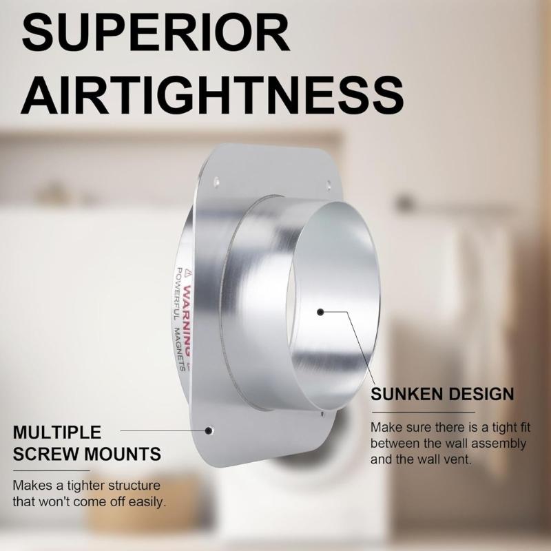 Heavy Type Fireproof Dryer Vents Magnetic Coupling Magnetic Dryer Vents Coupling Dryers Part Easy to Clean