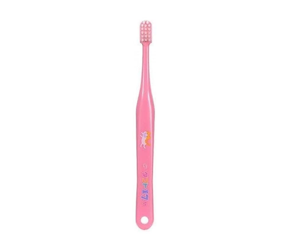

Зубная щетка Oral Care Tuft 17, средняя, 25 шт., M, розовая розовый