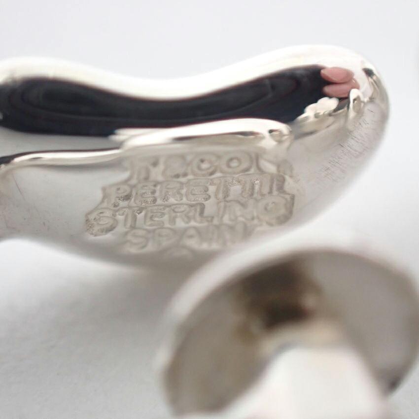 [Used] TIFFANY/Tiffany 925 Bean Earrings/j63-5