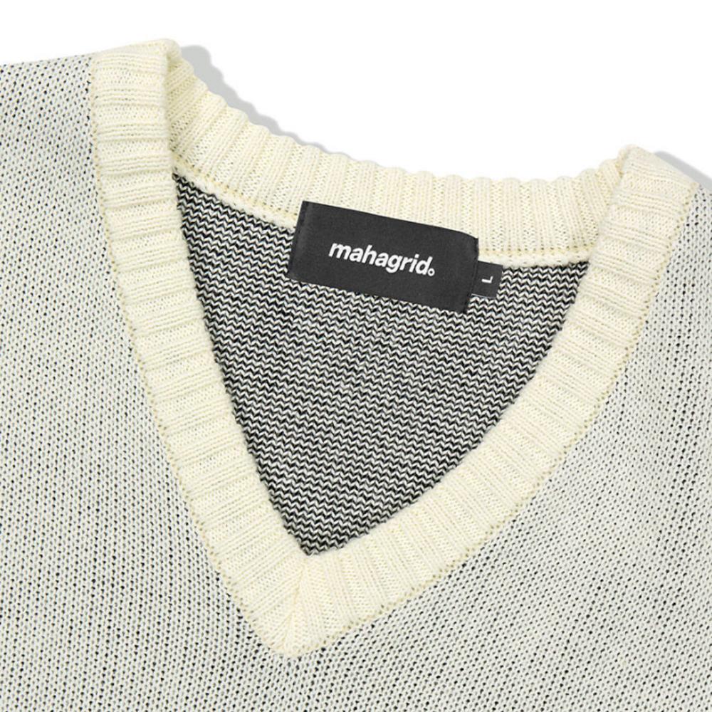 【mahagrid】23SS★ TRIBAL LOGO KNIT VEST Buy Stray Kids Stray Kids and Mahagrid Collaboration, TRIBAL