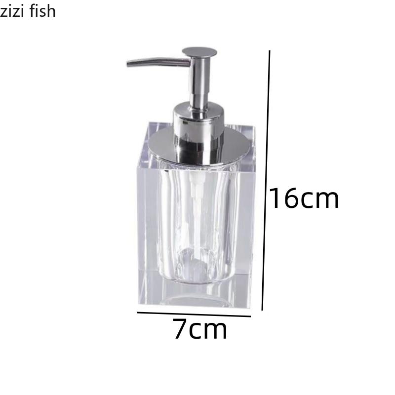 Crystal Lotion Bottle Bottling Bottle Hand Sanitizer Bottles Bathroom Accessories Soap Dispenser Shampoo Shower Gel Bottles