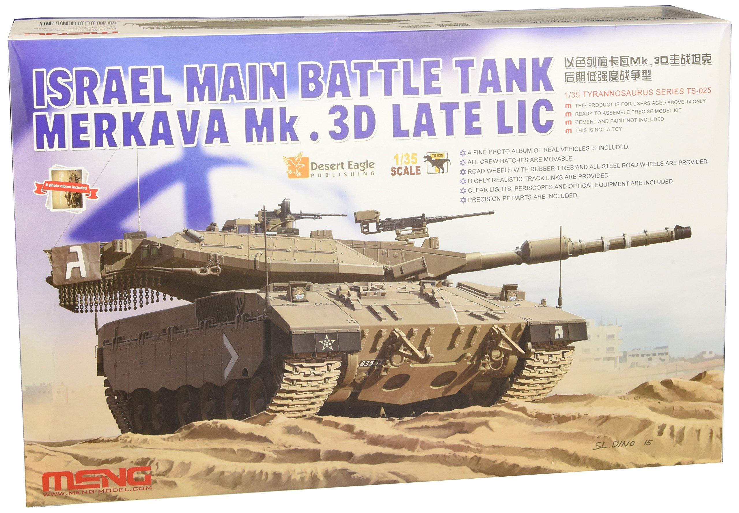 

Meng Model Merkava Late Model LIC Low Intensity Conflict Type Plastic Model 1/35 Mk.3D MENTS-025