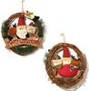 Exquisite Workmanship Christmas Hanging Wreath Pendant For Holiday Decorations Christmas Decorations