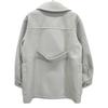 BALLSEY 2011 Light Gray Wool Beaver Melton Short Coat coat 36 Light grayUsed
