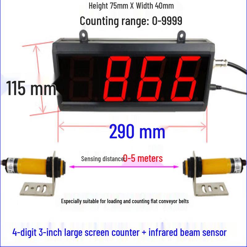 Aokewen Conveyor Belt Counter with Infrared Sensor