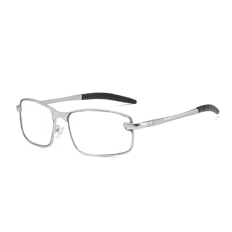 Aluminum Magnesium Night Vision Myopia Sunglasses Men Polarized Square Driving Prescription Spectacles 0 -0.5 -0.75 To -6.0