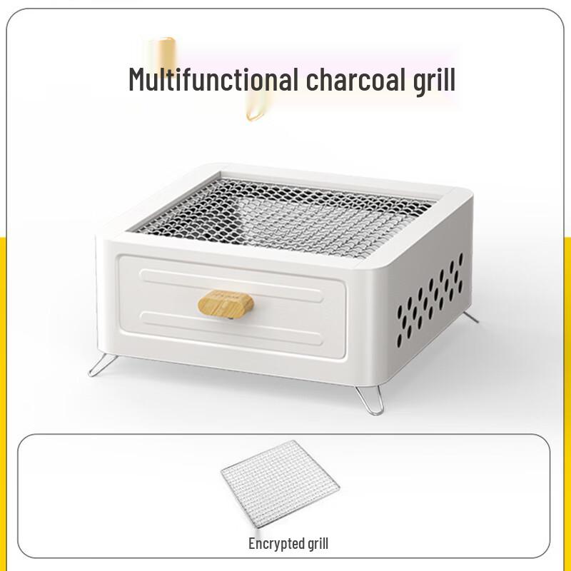 Portable Outdoor BBQ Grill & Tea Stove Set