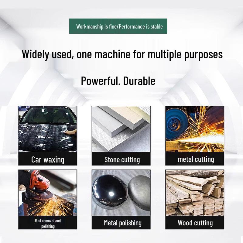 4-inch Pneumatic Angle Grinder & 5-inch High-Speed Polisher for Industrial Cutting & Grinding