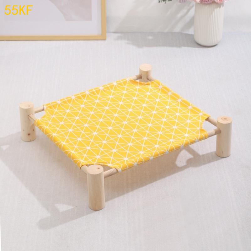 55KF Bequeme Haustiermöbel Schaukel Bettlaken Feldbett Kissen Welpen Schlafbett Ersatzbettlaken