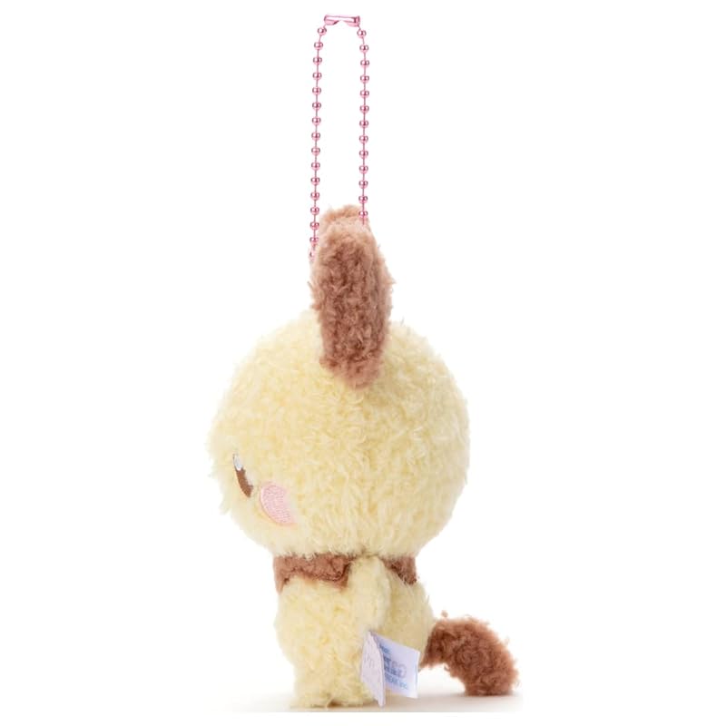Takara Tomy Arts Pokémon Poké Piece Plush Ball Chain Mascot Pichu, Approximately 12cm Tall