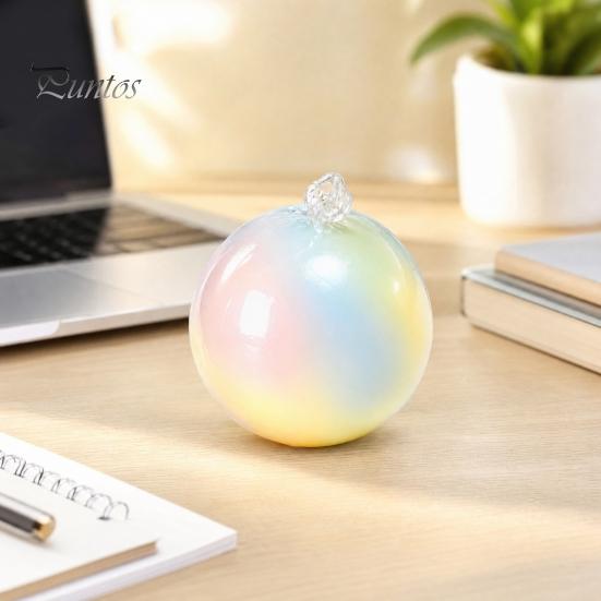 Portable Stress Toy Wax Cracking Ball Squeeze Toy, Crispy Chocolate Relief Slow Rising Fidget with Crackable Texture, Party Favors