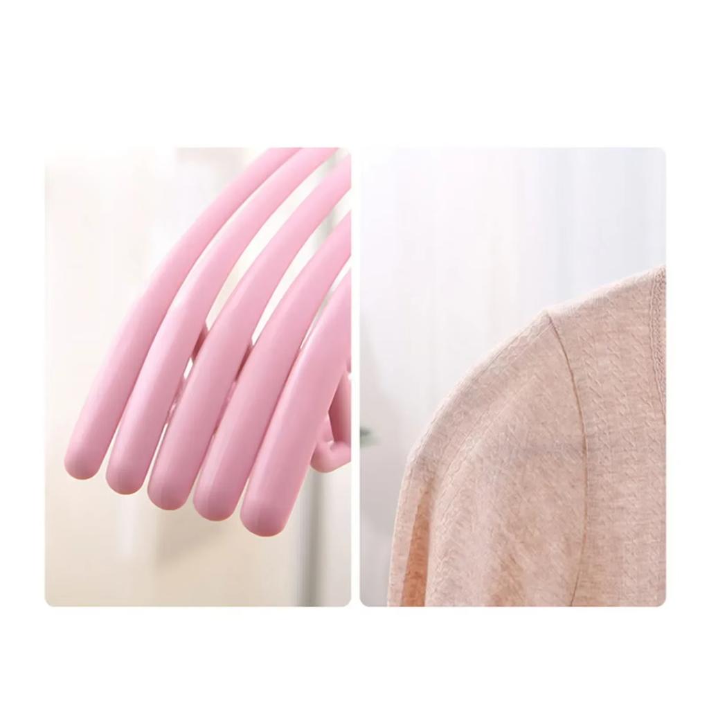 Non Slip Semi Circular Hanging Ring Plastic Hanging Accessories For Wet and Dry Use Non Deformable Household Clothing