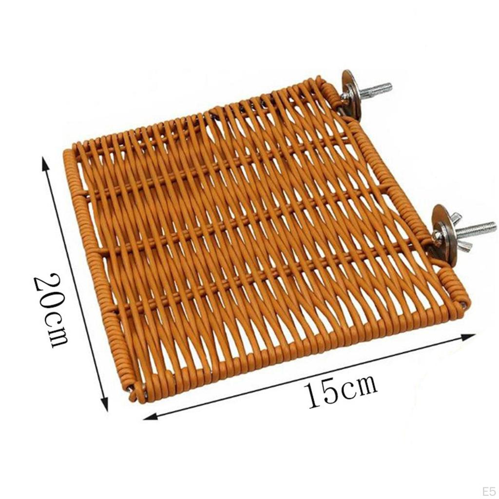 Sitzstangen-Set für Käfig, Einfach zu montieren, Sitzgelegenheit für Vögel, Ersatzteil für Papageienkäfig,
