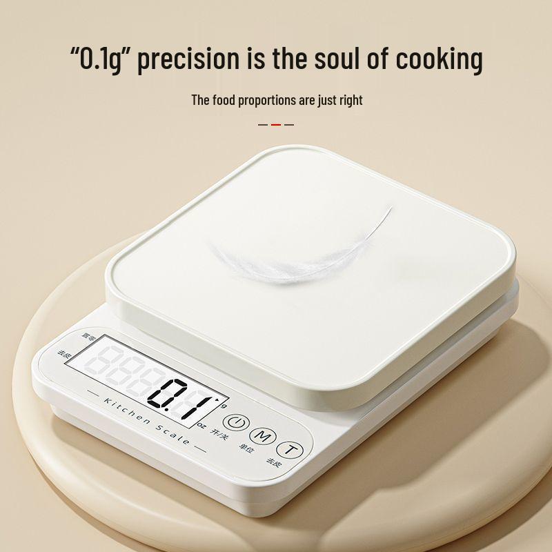 Accurate Electronic Kitchen Scale for Baking and Food Weighing