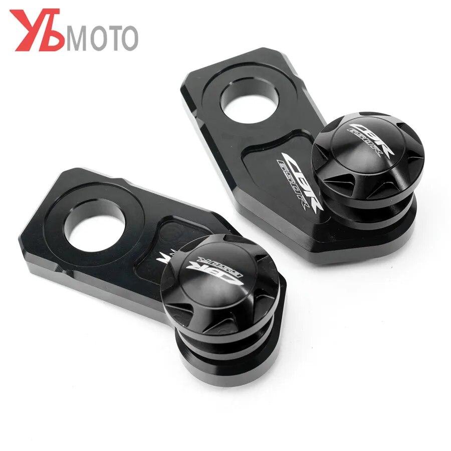 For Honda CBR650R CB650R CBR650F CB650F CBR 650R/650F CB 650R/650F Chain Adjustment Block Frame swingarm Spools sliders