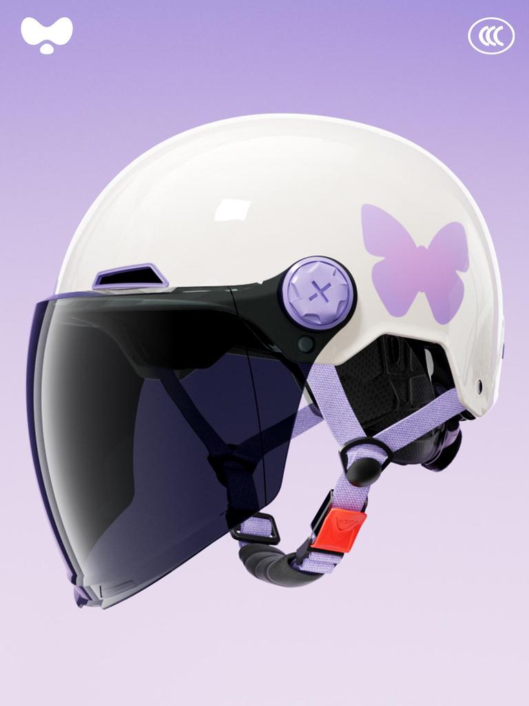 3C Certified Women's Electric Vehicle Helmet: Retro, All-Season, Winter Warmth for Motorcycles & Scooters