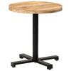 Day and Night - Day and Night Round Bistro Table Rough Mango Wood Ø70x75 Cm