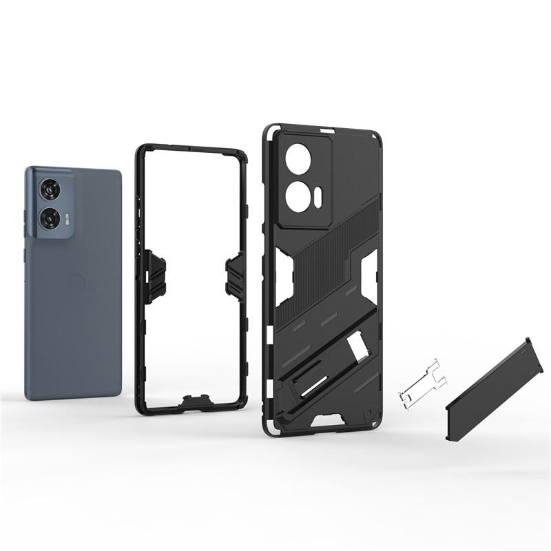 For Motorola Edge 50 Fusion Case For Motorola Edge 50 Fusion Cover 6.7 Inch Punk Armor Shockproof Hard Rubber Bracket Bumper