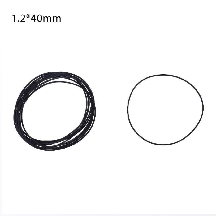 10Pcs/bag 1.2mm Universal Cassette Tape Machine Belts Assorted Common Square