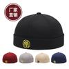 Berretto Cappello Melone Stile Hip Hop Tendenza Street Cappello da Proprietario Uomo Quattro Stagioni Versatile Retro Ricamato Cappello Tang