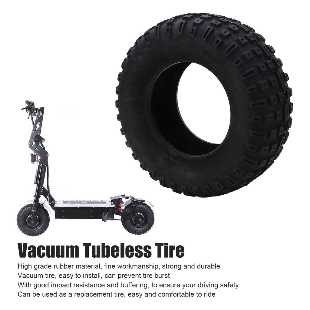 14 tums vakuumdäck för elskoter 14x5.0?6.5 130/70?6.5 Slanglöst Däck Antisladd Offroad Däck