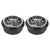 2Pcs Creative Auto Car Spider Pattern Super Power Loud Audio Speaker Tweeter Loudspeaker