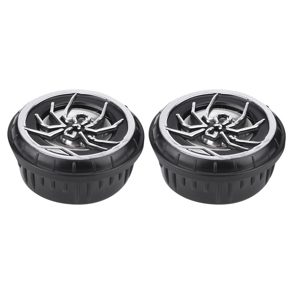 2Pcs Creative Auto Car Spider Pattern Super Power Loud Audio Speaker Tweeter Loudspeaker