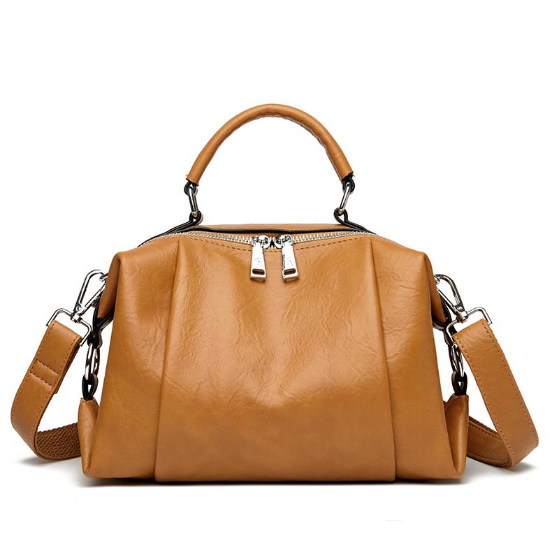 Torba luksusowa designerska PU Skórzane Torebki Damskie Vintage Torba na Ramię Tote Luksusowa Projektancka Damska Duża Pojemność Torba Boston