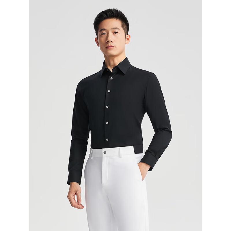 YOUNGOR Men s Long Sleeve Wrinkle-Free Shirt 40