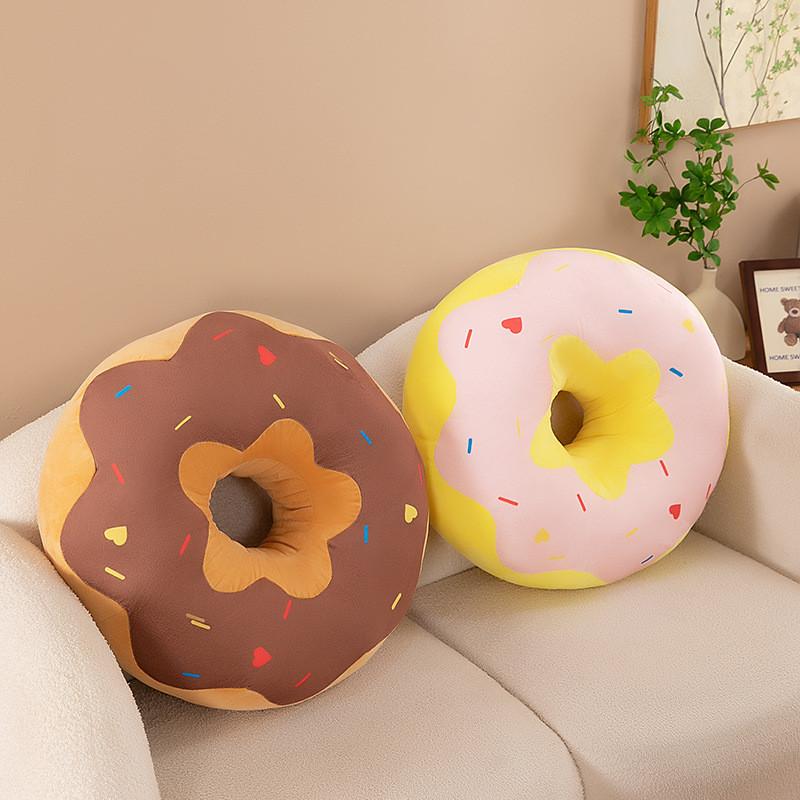 Donut Animal Stuffed Cute Cartoon Sofa Cushion Girls Children Holiday Doll Gift