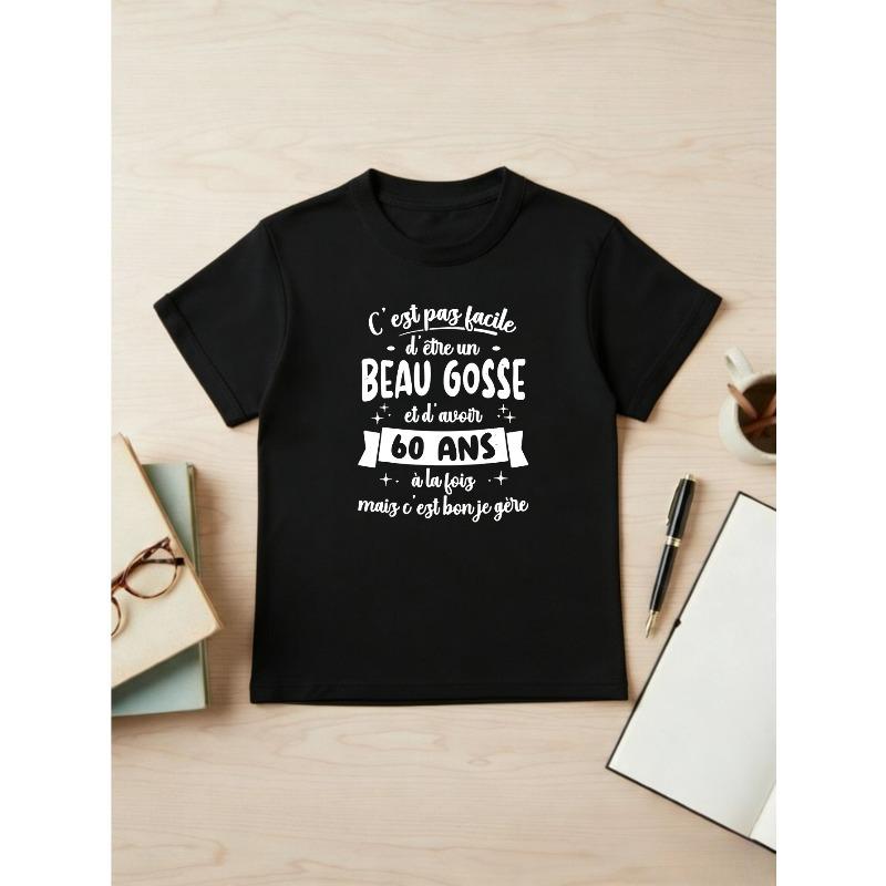 European sizes Fun Graphic T-Shirts for Boys And Girls, Stylish And Casual Tops, Humorous Prints