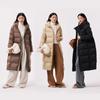 Qianrengang Women's Hooded Long Down Jacket Y298102Y
