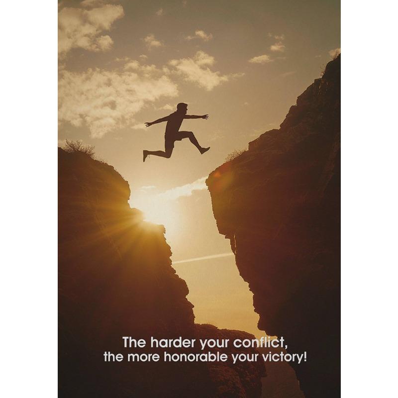 Motivational Quotes Canvas Poster Inspirational Positive Sayings Wall Art for Modern Home Office Decor Bold Typography Gift Idea