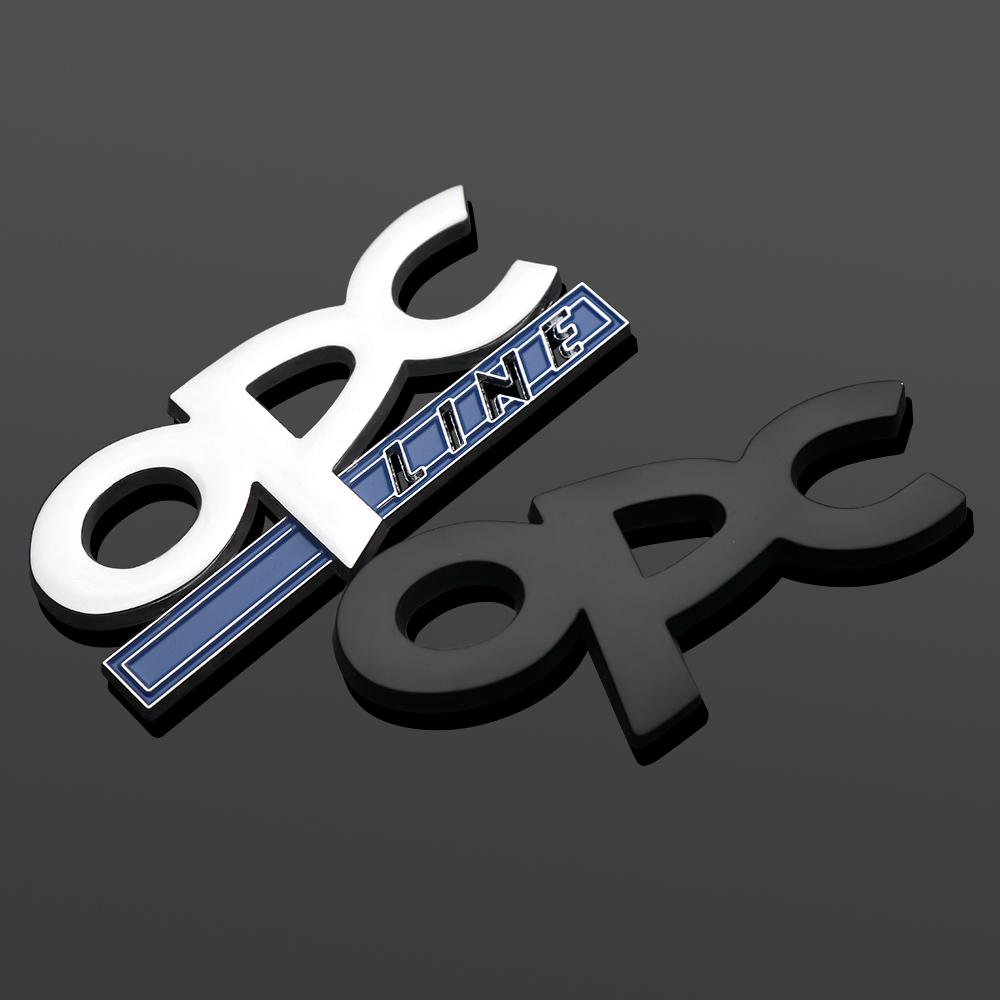 3D Metal For Opel Astra K Vivaro Corsa Zafira Insignia Mokka Car Styling Body Trunk OPC Emblem Decor Sticker Auto Accessories